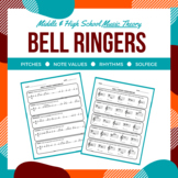 Daily Music Theory Bell Ringer/Exit Slip Worksheets for Mi
