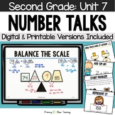 Second Grade  Number Talks Unit 7 for Building Number Sens