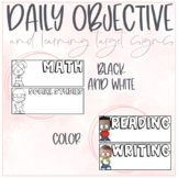 Daily Objective and Learning Target Signs!