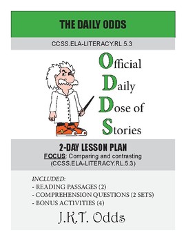 Preview of Daily Odds - RL 5.3 Comparing and Contrasting - Lesson Bundle