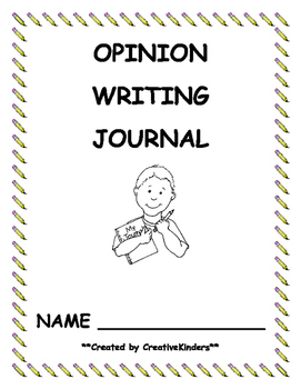 Preview of Journaling Your Opinion