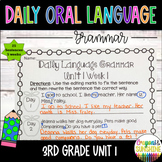 Daily Oral Language (DOL)3rd Unit 1 |Daily Grammar Practic