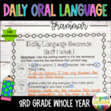 Daily Oral Language (DOL) 3rd grade WHOLE YEAR Bundle | Da