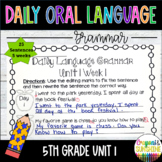 Daily Oral Language (DOL)5th Unit 1 | Daily Grammar Practi