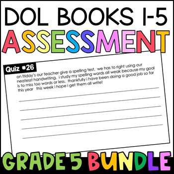 Preview of Daily Oral Language (DOL) Assessment BUNDLE - 5th Grade Grammar Quizzes (GOOGLE)