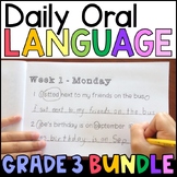 Daily Oral Language (DOL) BUNDLE - 3rd Grade Grammar Practice with GOOGLE Slides