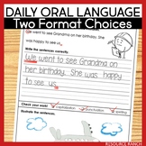 Daily Oral Language | DOL Back to School Grammar Practice 