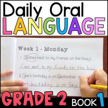 Preview of Daily Oral Language (DOL) Book 1 - 2nd Grade Grammar Practice with GOOGLE Slides
