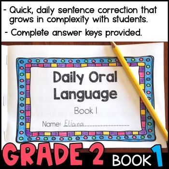 Daily Oral Language (DOL) Book 1: Aligned to the 2nd Grade CCSS | TpT