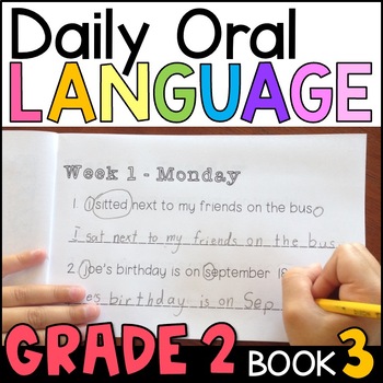 Preview of Daily Oral Language (DOL) Book 3 - 2nd Grade Grammar Practice with GOOGLE Slides