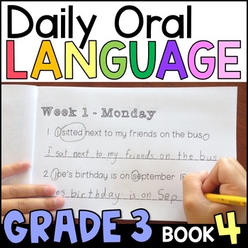 Preview of Daily Oral Language (DOL) Book 4 - 3rd Grade Grammar Practice with GOOGLE Slides