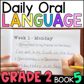 Preview of Daily Oral Language (DOL) Book 5 - 2nd Grade Grammar Practice with GOOGLE Slides