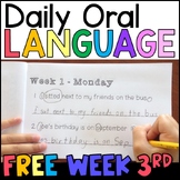 Daily Oral Language (DOL) - FREE Week of 3rd Grade Grammar