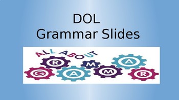 Preview of Daily Oral Language (DOL) PowerPoint Slides