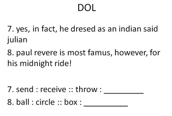 Preview of Daily Oral Language - Grades 3-5 - Common Core & Georgia Performance Standards