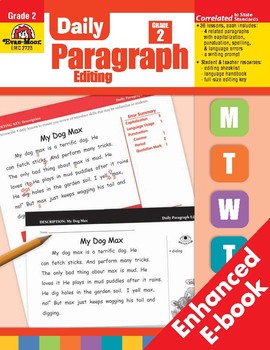 Daily Paragraph Editing, Grade 2 by Evan-Moor Educational Publishers