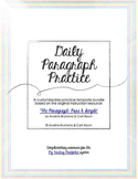 Paragraph Writing Practice (Customizable Daily Templates) 