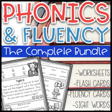 Phonics Based Fluency & Phonics Worksheets~ The Bundle Dis