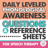 Daily Phonological Awareness Questions and Reference Lists