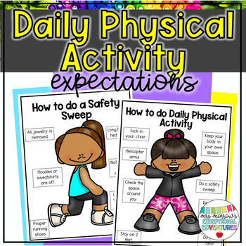 Preview of Daily Physical Activity DPA Practice and Expectations - Brain Breaks - Movement