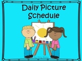 Daily Picture Schedule for Students with Autism and other 