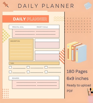 Preview of Daily Planner - Colorful