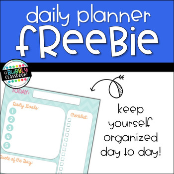 Preview of Daily Planner {FREEBIE}