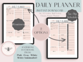 Daily Planner Fillable Printable
