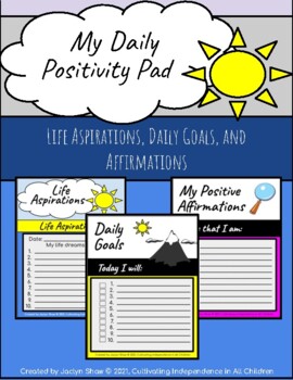 Preview of Daily Positivity Pad
