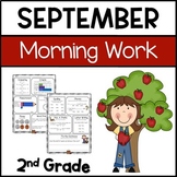 Second Grade Morning Work (September)