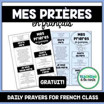 Preview of Daily French Prayers | Des prières en français