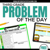 3rd Grade Math Word Problem of the Day | FREE Math Problem