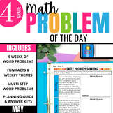 4th Grade Math Word Problem of the Day | May Math Problem 