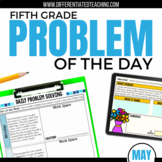 5th Grade Math Word Problem of the Day | May Math Problem 