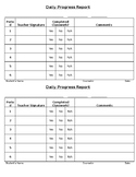 Daily Progress Report Form - Easy & Quick to Fill Out - Gr