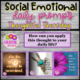Daily Prompts for Social and Emotional Learning Thoughtful