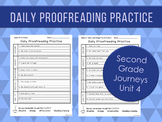 Daily Proofreading Practice - Second Grade Journeys Unit 4