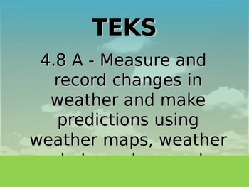 Daily Quick Checks, "Weather" (Science TEKS 4.8A by The Science Coach