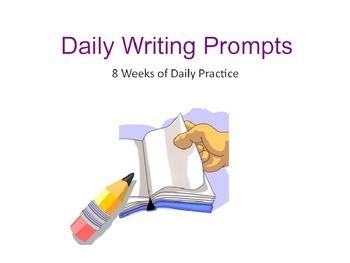 Preview of Daily Writing Prompts: Using the RAFT Strategy