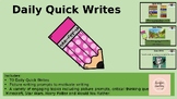 Daily Quick Writes with Editable PowerPoint