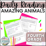 Daily Reading Comprehension Passages Animals Context Clues