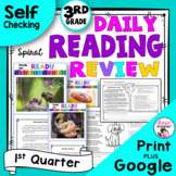 Daily Reading Comprehension Review - First Quarter