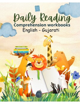 Preview of Daily Reading Comprehension Workbook English-Gujarati