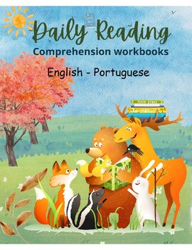 Preview of Daily Reading Comprehension Workbook English-Portuguese