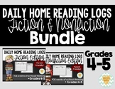 Daily Reading Logs Bundle - Fiction & Non-Fiction {Grades 4-5}