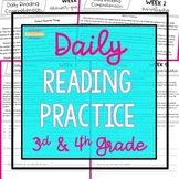 Daily Reading Comprehension Practice | Print and Digital | Set 1