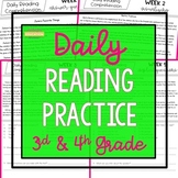 Daily Reading Comprehension Practice | Set 2 | Print and Digital