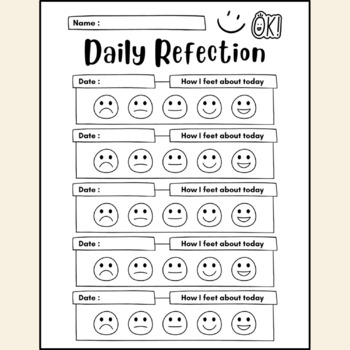 Preview of Daily Refection - Free