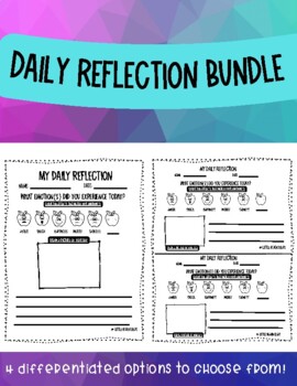 Preview of Daily Reflection Bundle