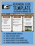 Daily Rehearsal Slide Template - Cabin Theme